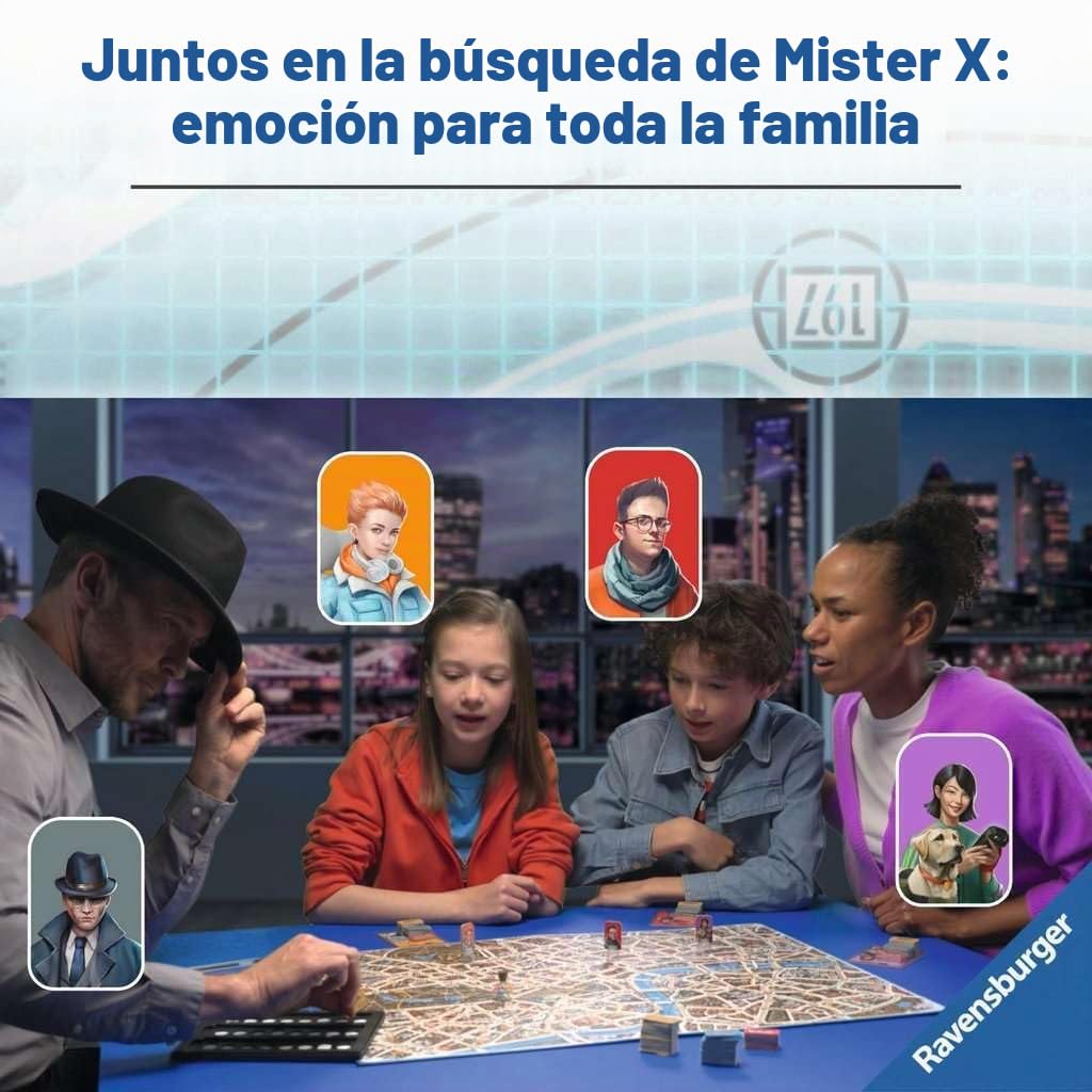 Juego de Mesa Ravensburger 27515 - Scotland Yard: Juego Familiar, Juego de Mesa para niños y Adultos, Juego del año, para 2 a 6 Jugadores, a Partir de 8 años