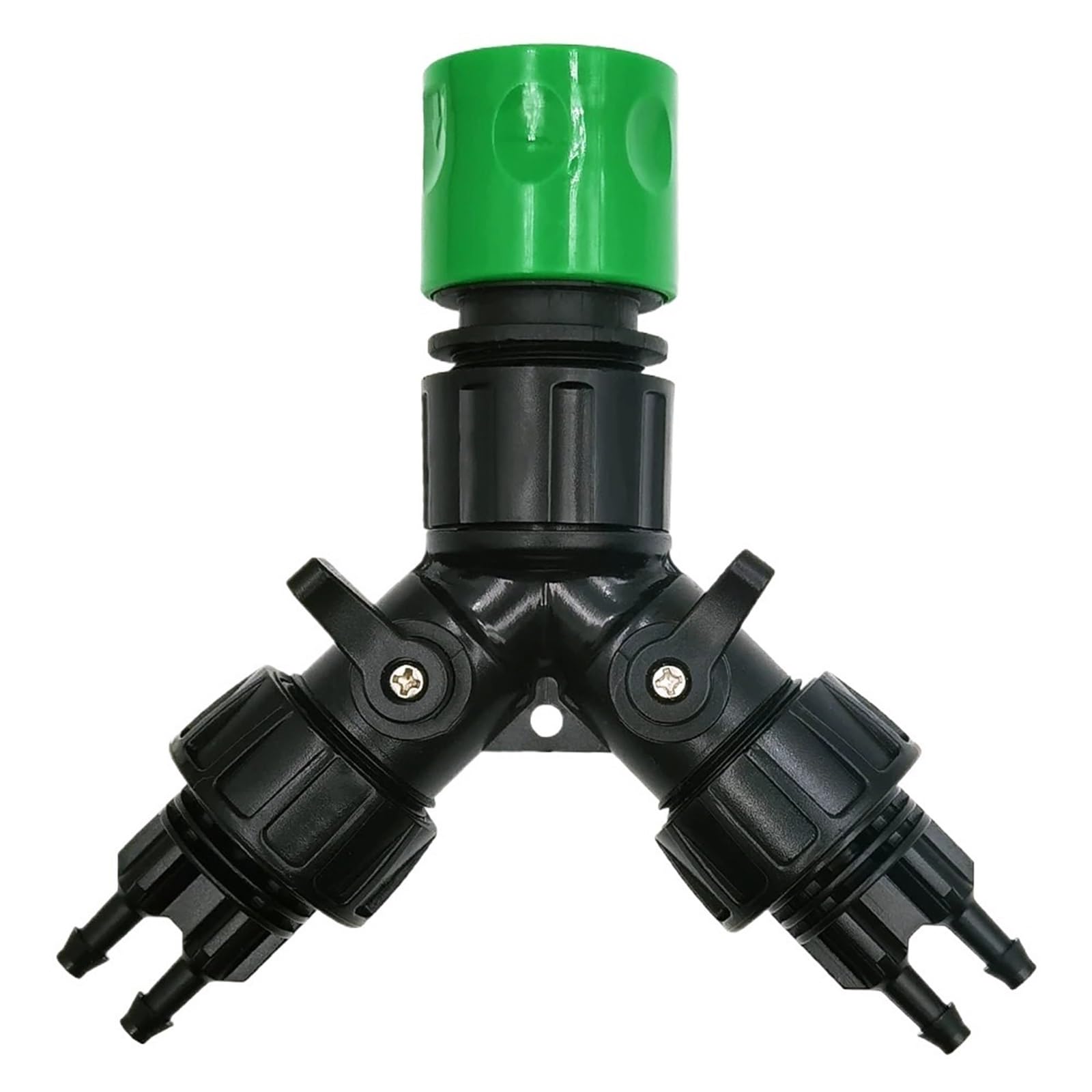 Cbkrgfpdou Black-4 Ways Plastic 4-Way Garden Hose Splitter