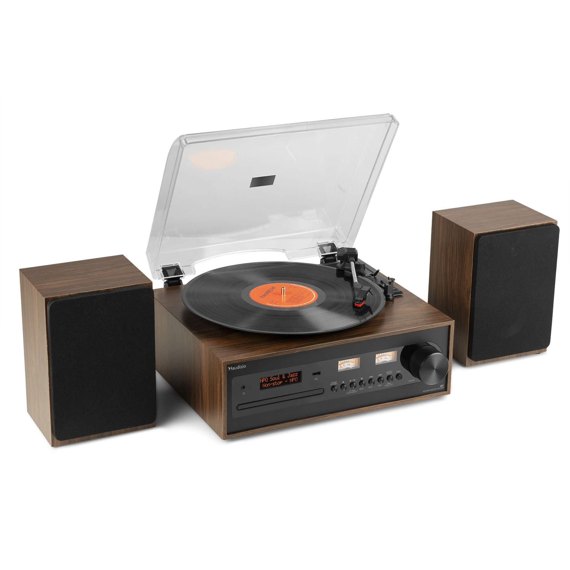 Player Set Audizio BOSTON RECORD PLAYER SET WITH SPEAKERS