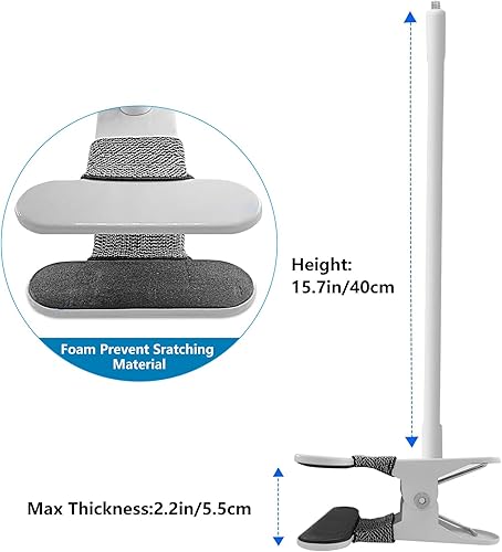 Miniatura 6 de Soporte de clip flexible compatible con Baby Optics DXR-8 y DXR-8 PRO Video Baby Monitor para cuna, soporte de cámara de bebé con brazo de cuello de