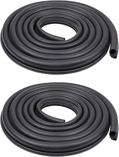 Pair Set Rubber Door Weatherstrip Seals for Chevy GMC