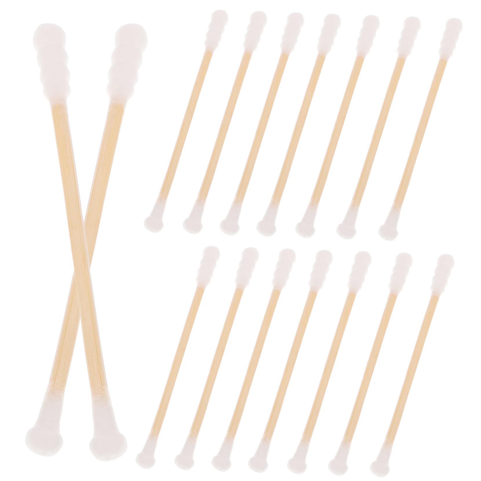 VICASKY 100% Cotton Swabs Double-ended Disposable for Baby Newborn Infants Toddlers Gentle on Skin