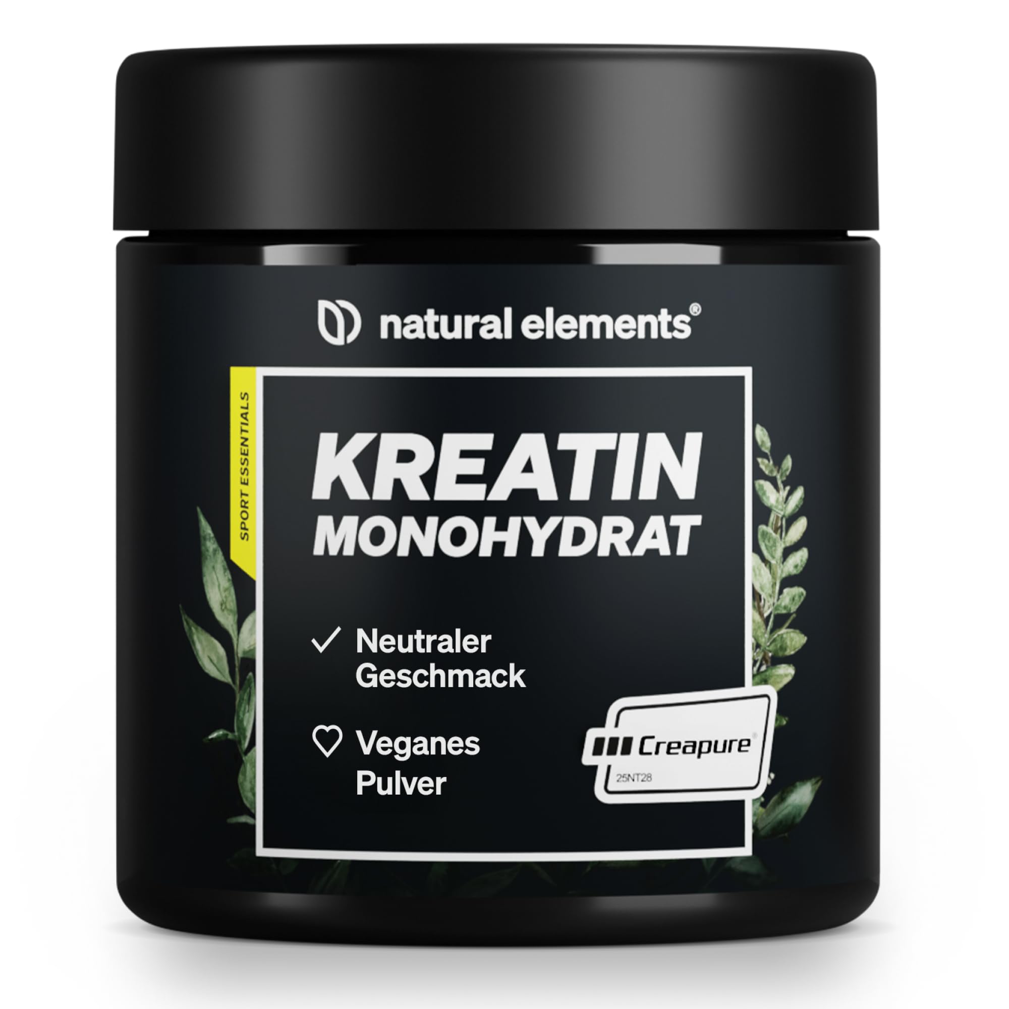 Kreatin Monohydrat Pulver – Markenrohstoff Creapure® – 147 Portionen (500g) – ultrafein: Mesh-Faktor 200 – geschmacksneutral & vegan – reines mikronisiertes Creatin Pulver ohne unnötige Zusätze