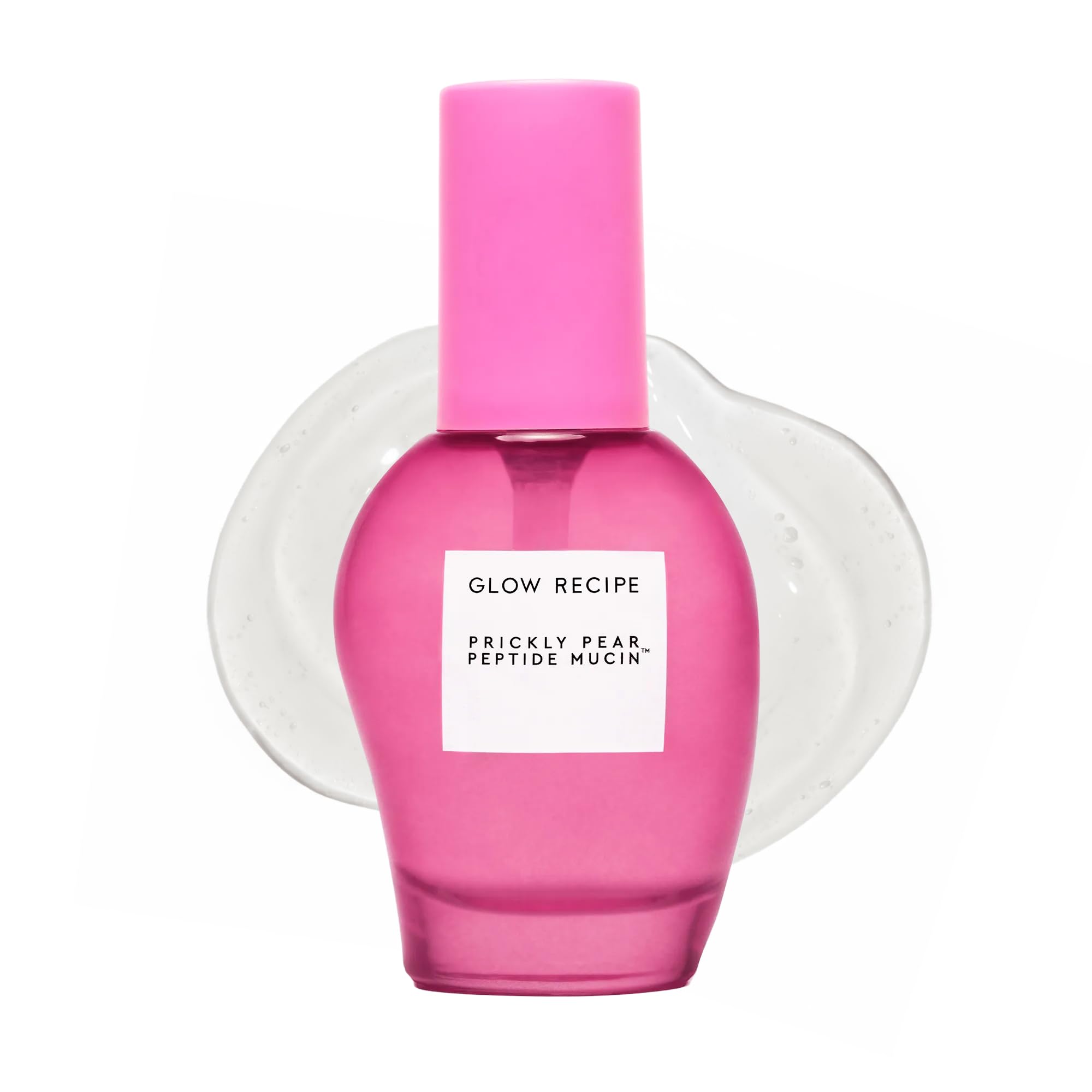 Glow Recipe Prickly Pear Peptide Mucin - Vegan "Snail" Mucin Face Serum to Hydrate & Repair Skin Barrier with Pore Refining Bio-Active Peptides & Deep Hydration - Glass Skin Korean Skincare (40ml)