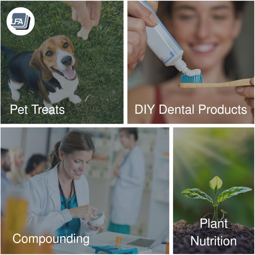 Dicalcium Phosphate Dihydrate DCPD Powder - 5 kg (11 lb) - Tablet & Capsule Flowing Agent - Food Anti-Caking Agent & Supplement Filler - Image 4