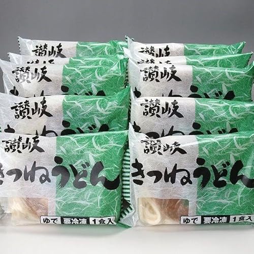 冷凍 きつねうどん さぬきうどん 10食入り(1食あたり248g) 包丁切り 冷凍 讃岐うどん 本場のうどんのコシをご堪能ください。お中元 お歳暮 ギフト プレゼント