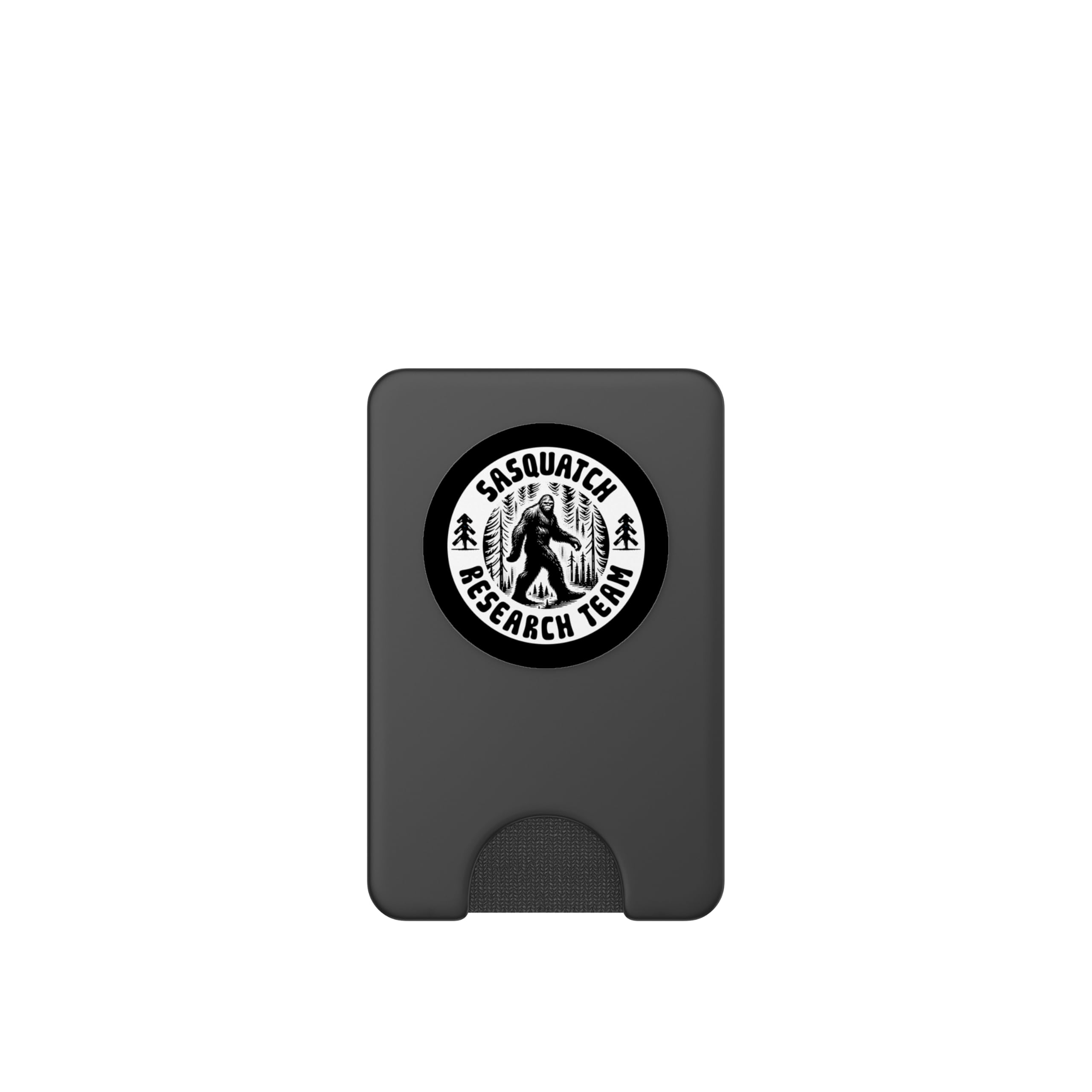 Sasquatch Research Team - Bigfoot Forest Walk PopSockets PopWallet for MagSafe, Black - Image 2
