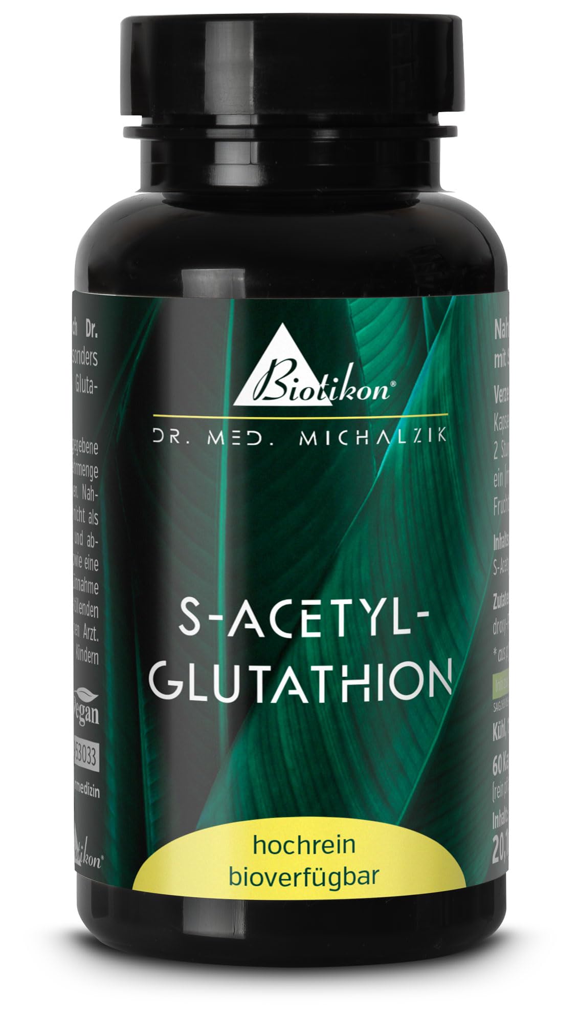 S-Acetyl-Glutathion Dr. Michalzik, 255-510 mg, 60 Kapseln