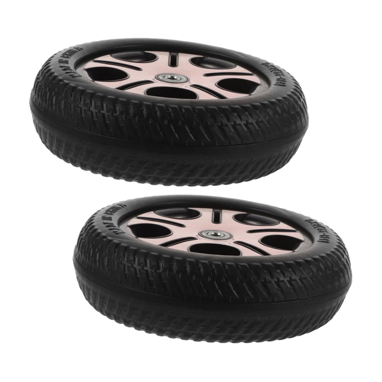 BESPORTBLE 2pcs Kid Bicycle Roue Arrière Roues De Tricycle d'enfants Remplacement des Vélos pour Les Vélos pour Les pour Tout-Petits-Tout-Petits-Enfants De 0,8 Cm De Diamètre De Trou