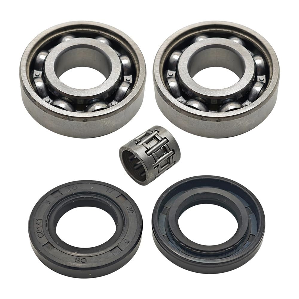 Juego de retenes Aceite for cojinetes cigüeñal Compatible con motosierras MS290, MS310, MS390, 029, 039, 9639 010 1743, 9503 003 0440