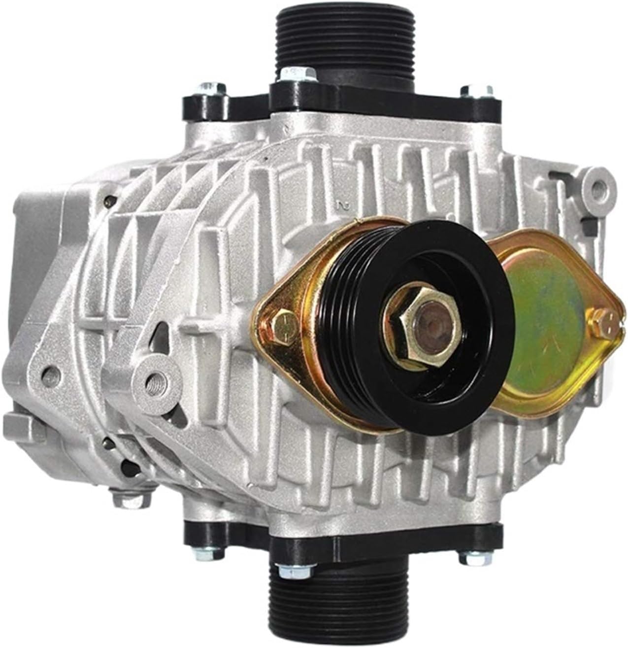 1pcs AMR500 Mini Roots Supercharger Compressor Blower Booster Mechanical Turbocharger Kompressor Turbine Fits For Car Auto 1.0-2.2L(5PK pulley)