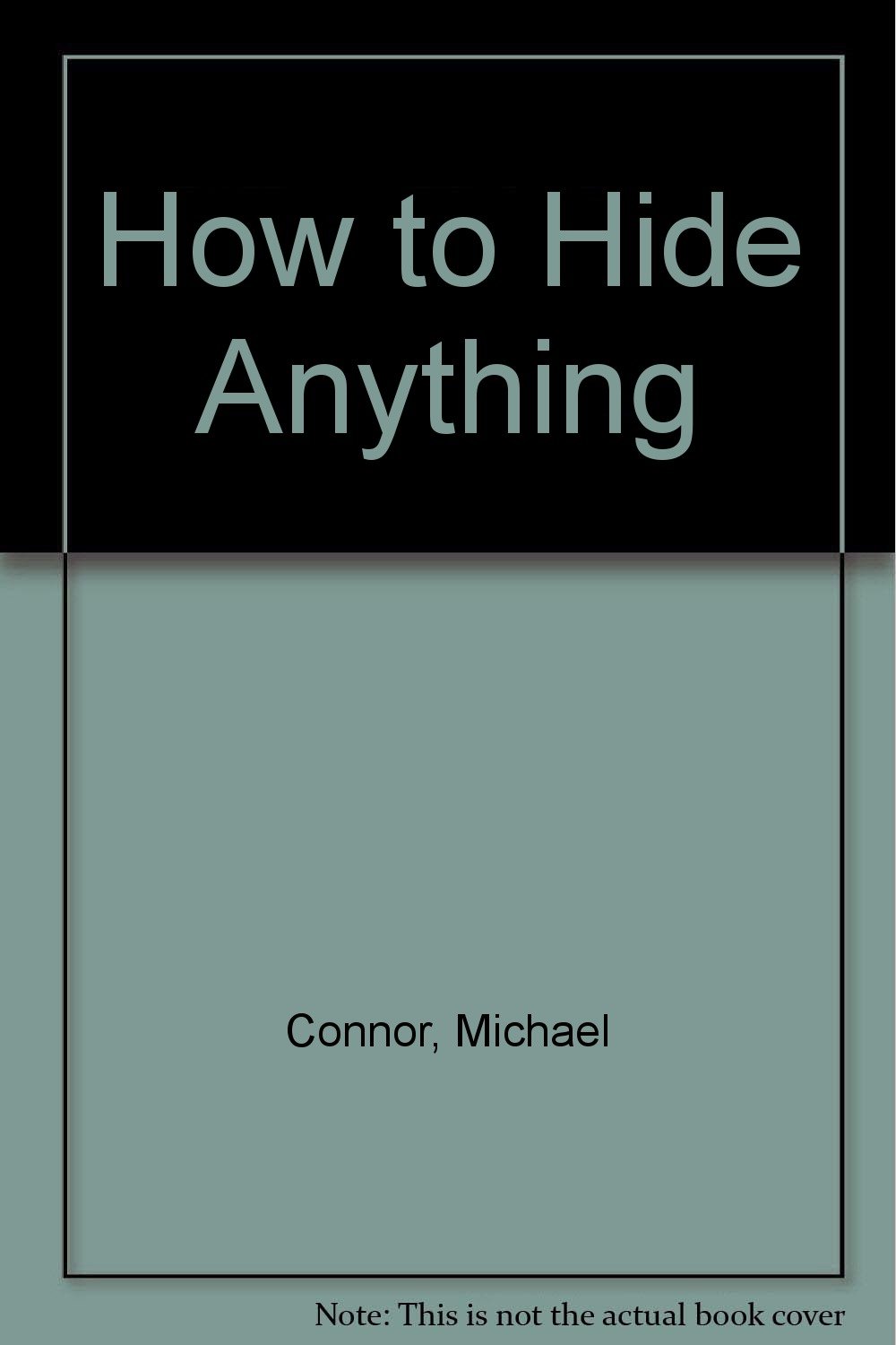 Buy How to Hide Anything — BookShops.in