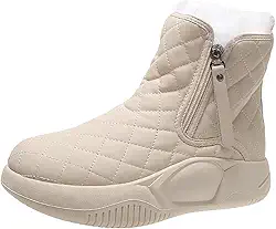 Botas Femininas de Inverno para Neve à Prova D'água E Cano para Trilha de Trekking