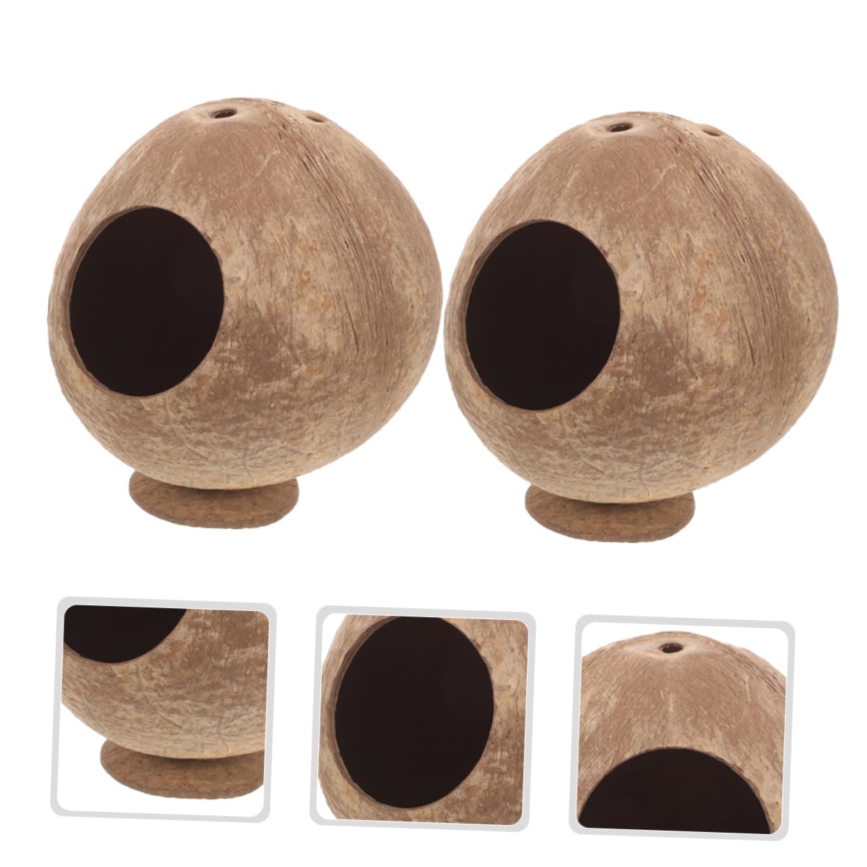 ABOOFAN 4 Pcs Jouet Nid De Hamster Coquille De Cachette De Cochon d'Inde Mini Cage À Rat Cachette Maison De Hamster Cachette De Cochon d'Inde Cachette De Hamster Maisons Et