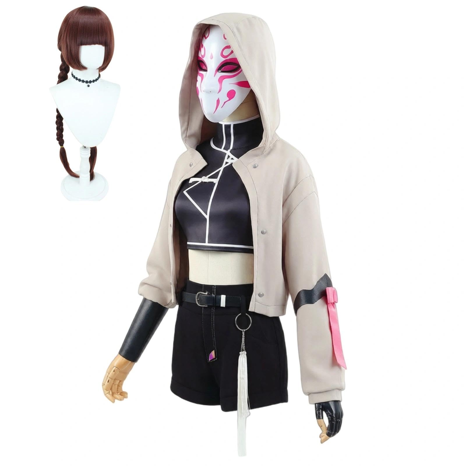 Halloween Kostüm für Erwachsene, Karneval Rollenspiel Cosplay Komplettset – Zhao WeiweiStil