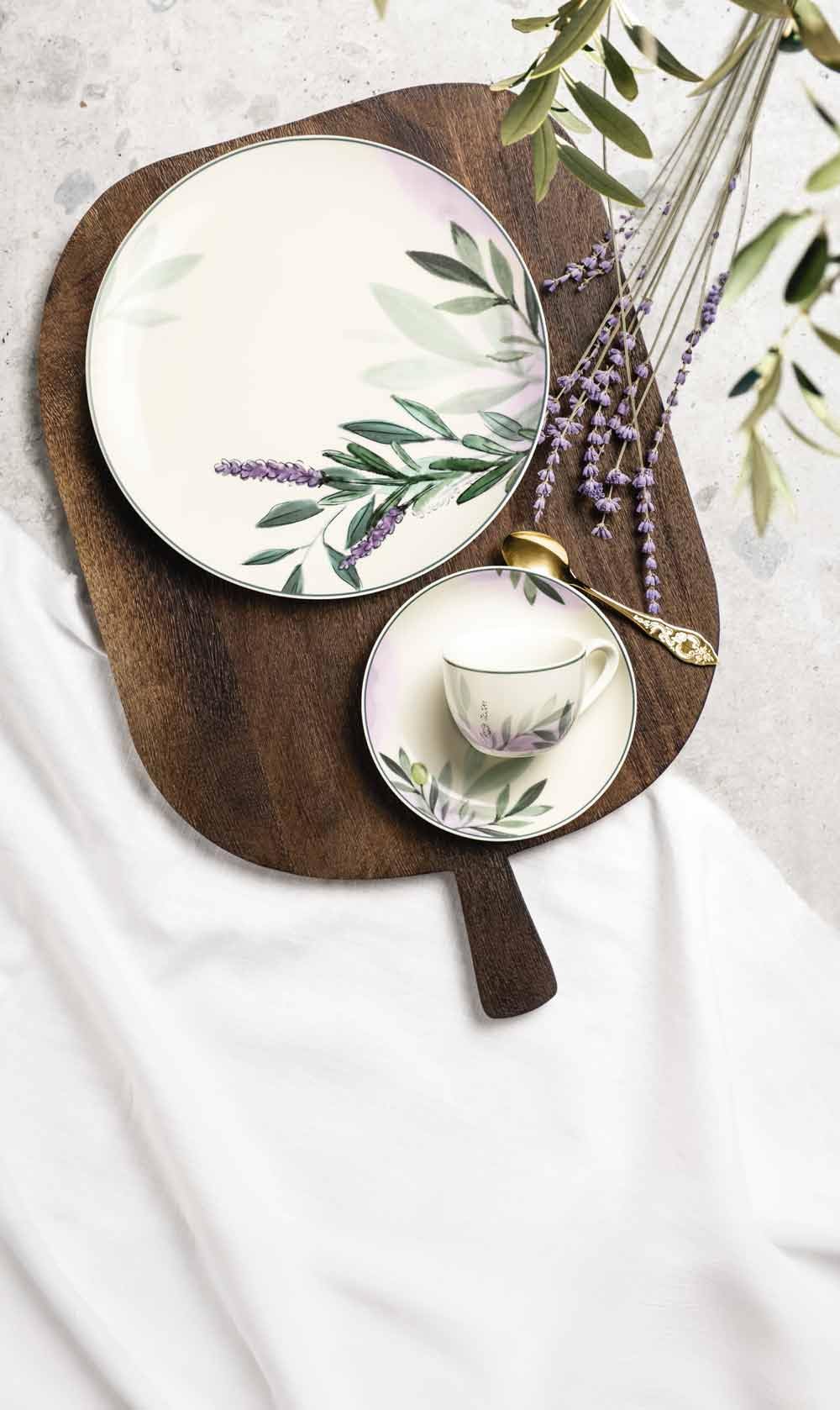 Seltmann Weiden Savona Provence Teller-Set 18-teilig, Cremeweiß