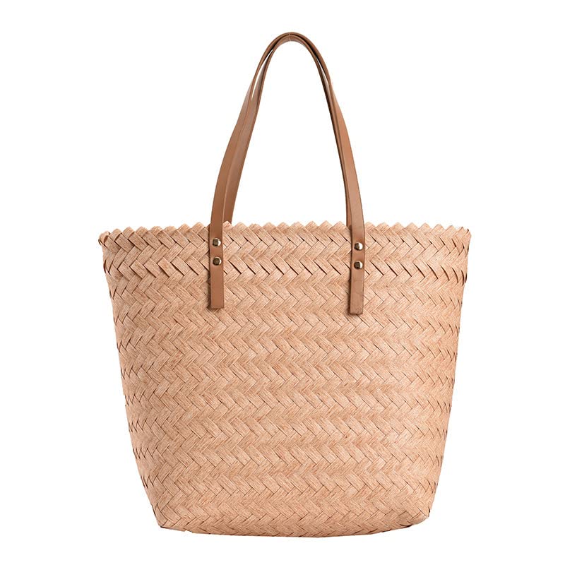 Straw Beach Bag for Women, Large Capacity Straw Tote Beach Bag, Fashion Summer Vacation Essentials Beach Bags Women