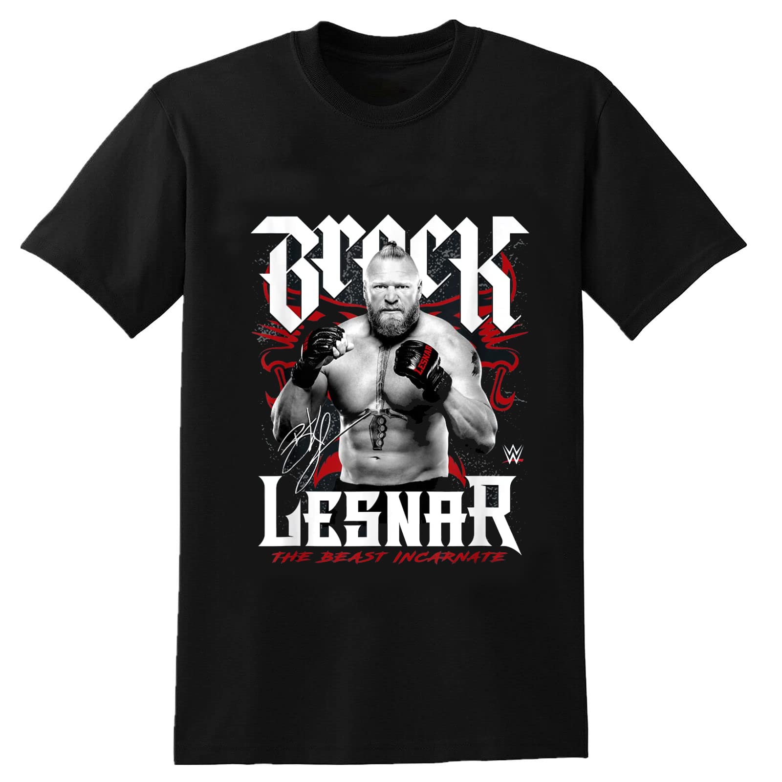 Brock Lesnar Beast Incarnate T-Shirt Unisex Gift Men's Black Tees XXL