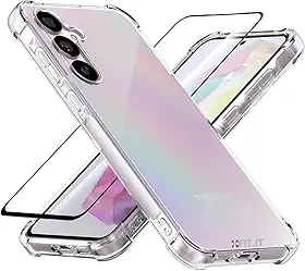 Capa Case Capinha Anti Shock para Samsung Galaxy M55 e Película 3D Vidro Temperado Full Cover
