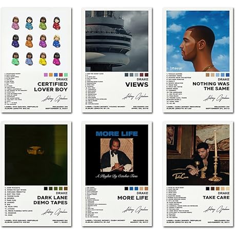 Drake's Certified Lover Boy Album Canvas Posters: A Must-Have for Fans and Collectors