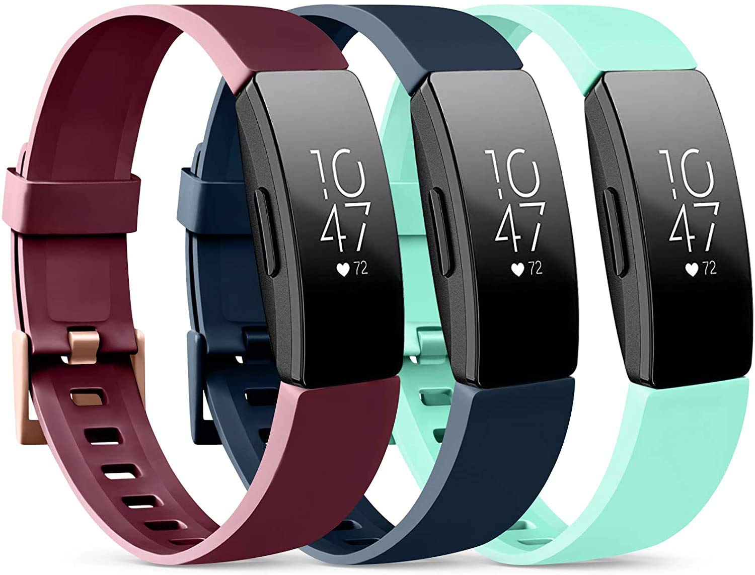 Yikamosi Compatibile con Fitbit inspire 2 Cinturino/Custodia,Sgancio