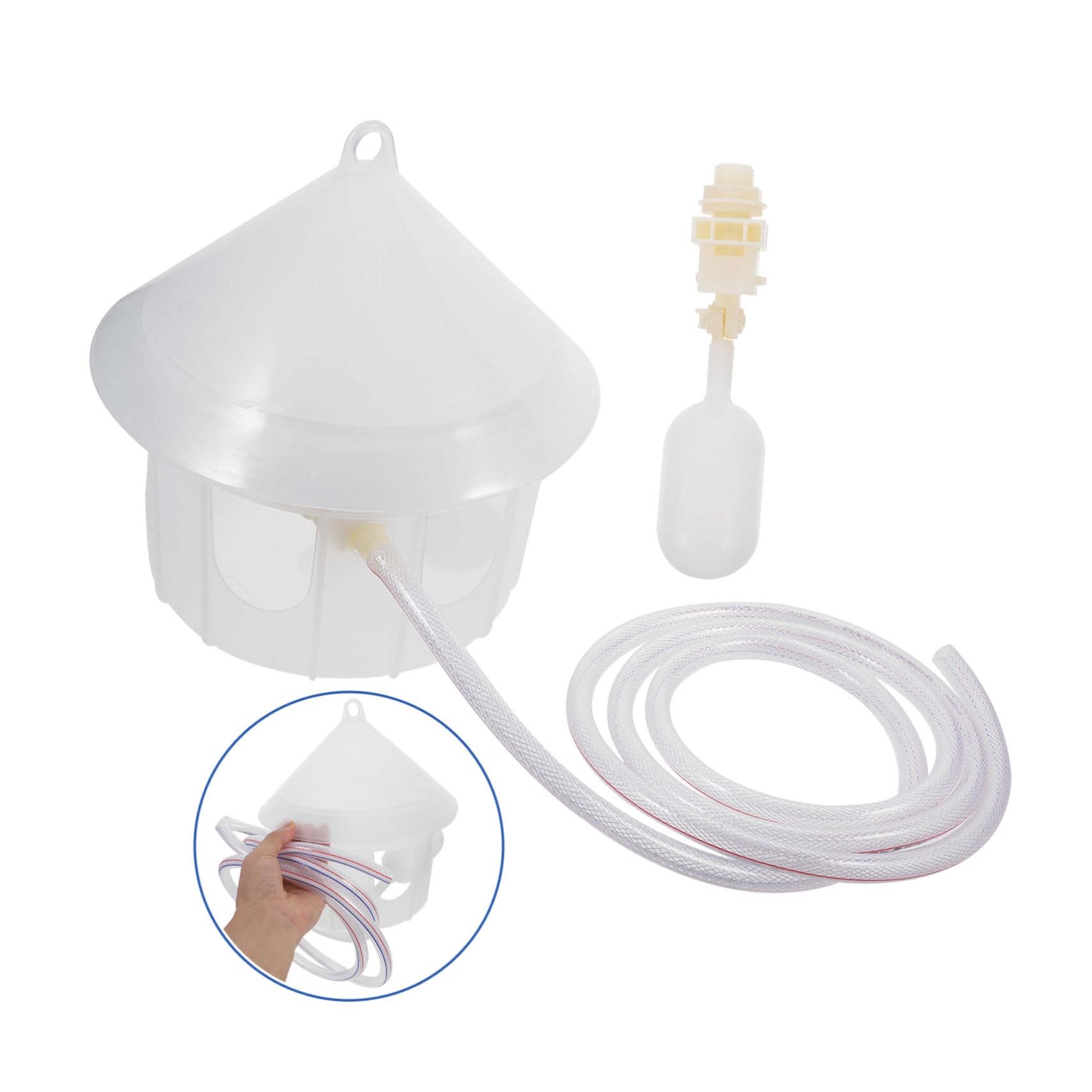 UPKOCH Dispenser per Piccioni Mangiatoia Resistente e Facile da Adatta per Uccelli Domestici Design e Stabile Rifornimento Manuale