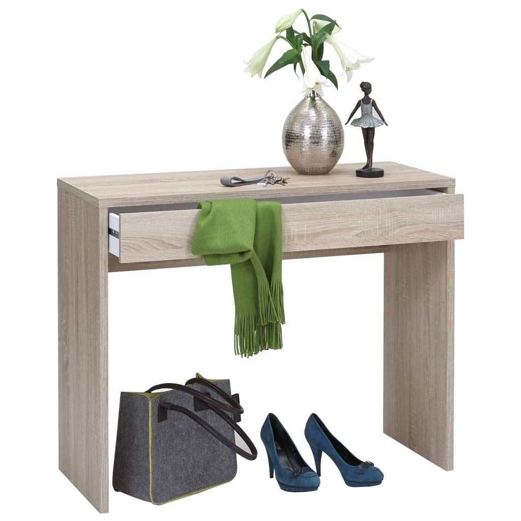 Console Romimex Argenté Acier Inoxydable Marbre Synthétique 100 X 80 X 40 Cm