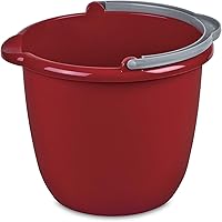 Sterilite 11205812 10 Quart Spout Pail - Durable, Easy-Pour Utility Bucket Made in USA