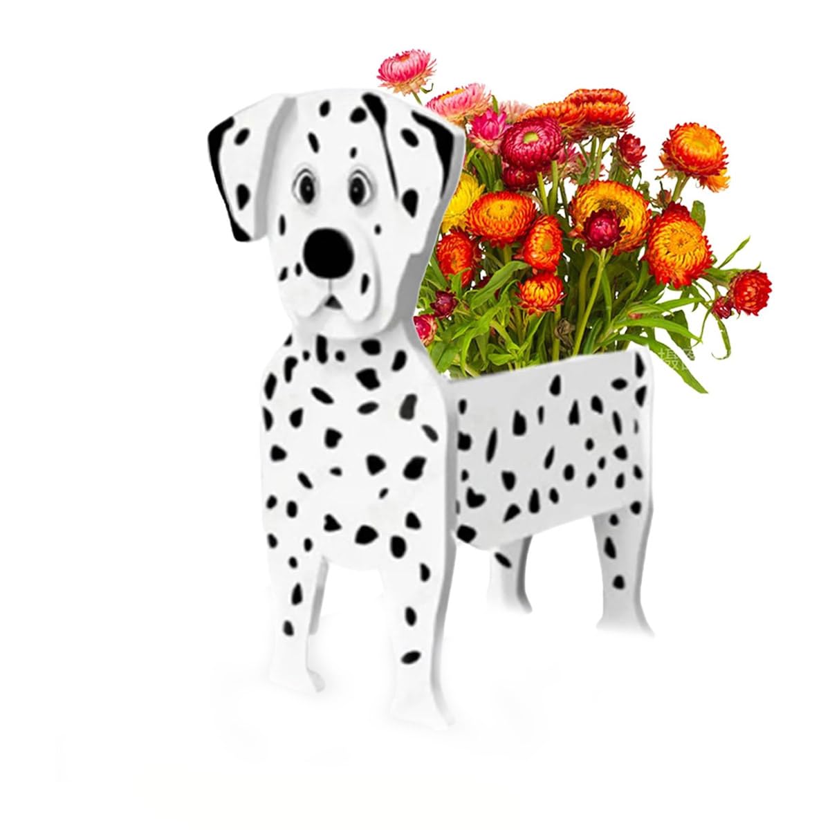 Cute Dog Planter Pot, Detachable PVC Animal Flower Pots for Succulents