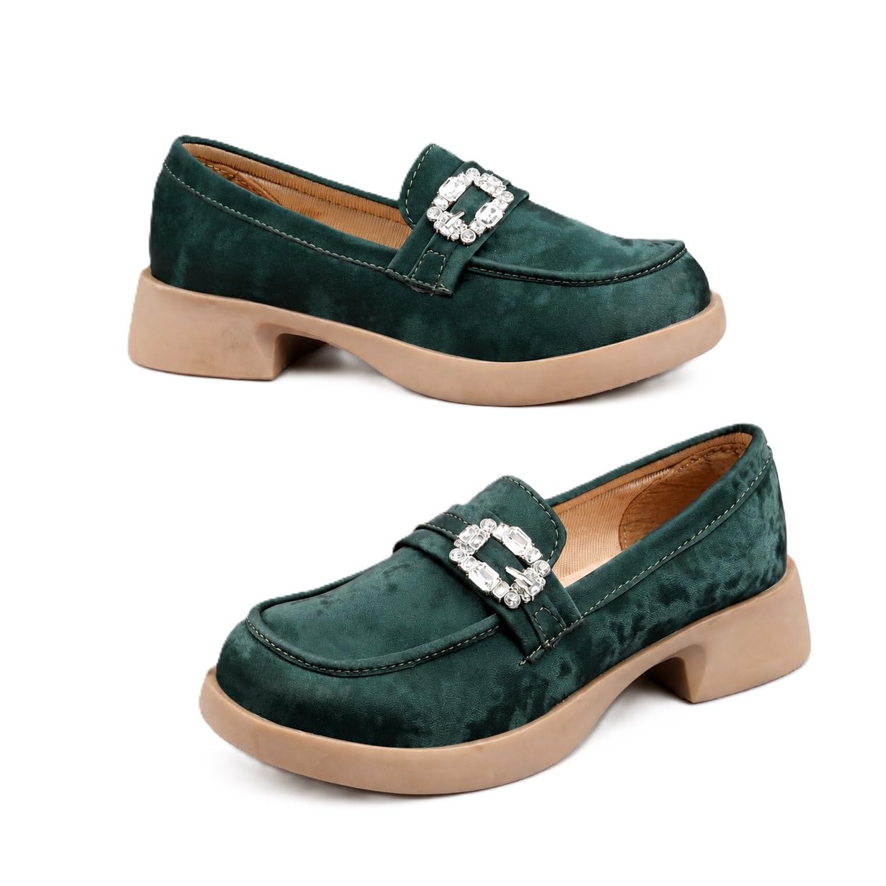 Women's Casual Slip-Ons and Platform Loafer Shoes with Velvet-Soft Material Anti-Slip TPR Sole.-image-48