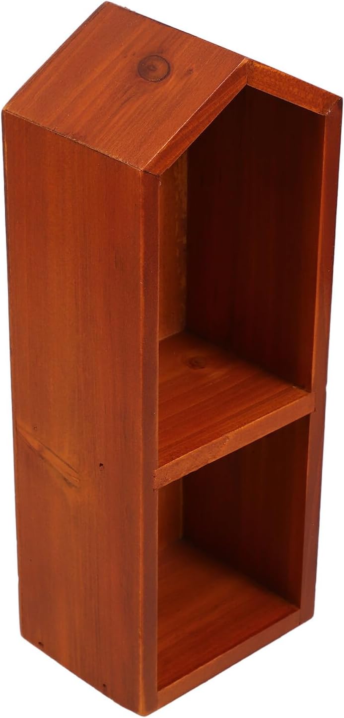 Kisangel Wood Figure Display Rack for Toys and Handicrafts, Home Decor