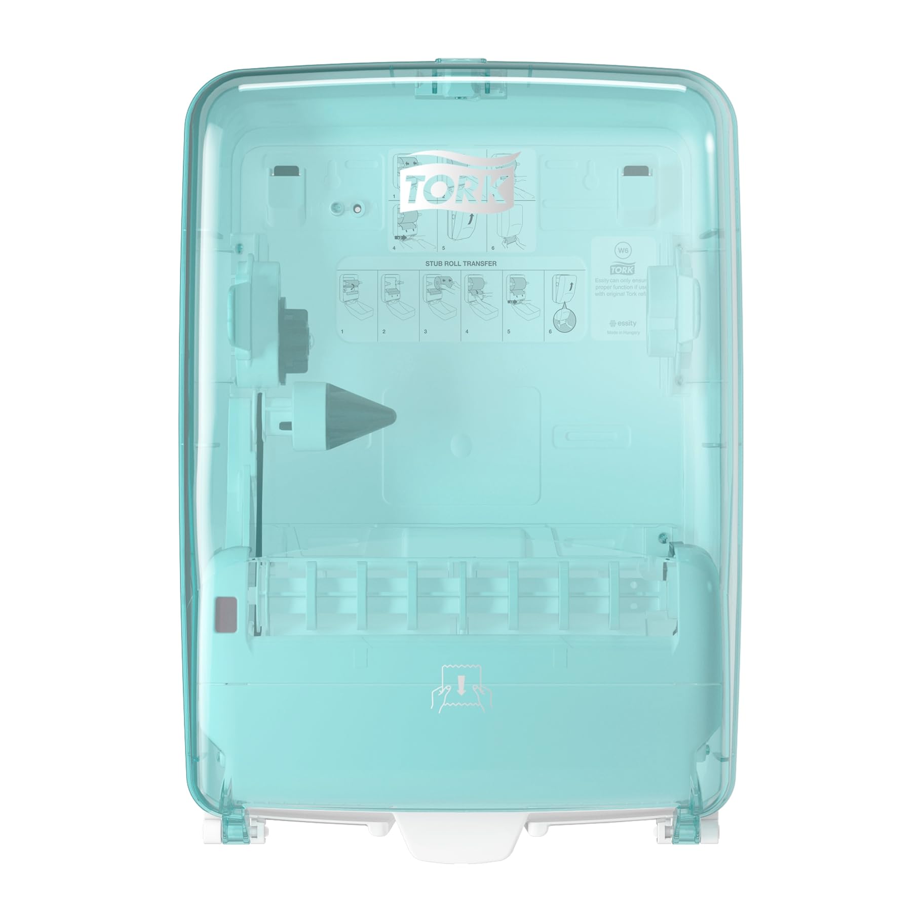 Tork Dispensador para Estación de Lavado Blanco y Turquesa W6, Resistente al agua, 651420