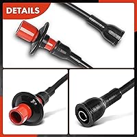 Vista 7 de A-Premium Cables de bujía de 0.276 in compatibles con Volkswagen Beetle, Campmobile, Fastback, Karmann Ghia, Squareback, Transporter, Thing, Super