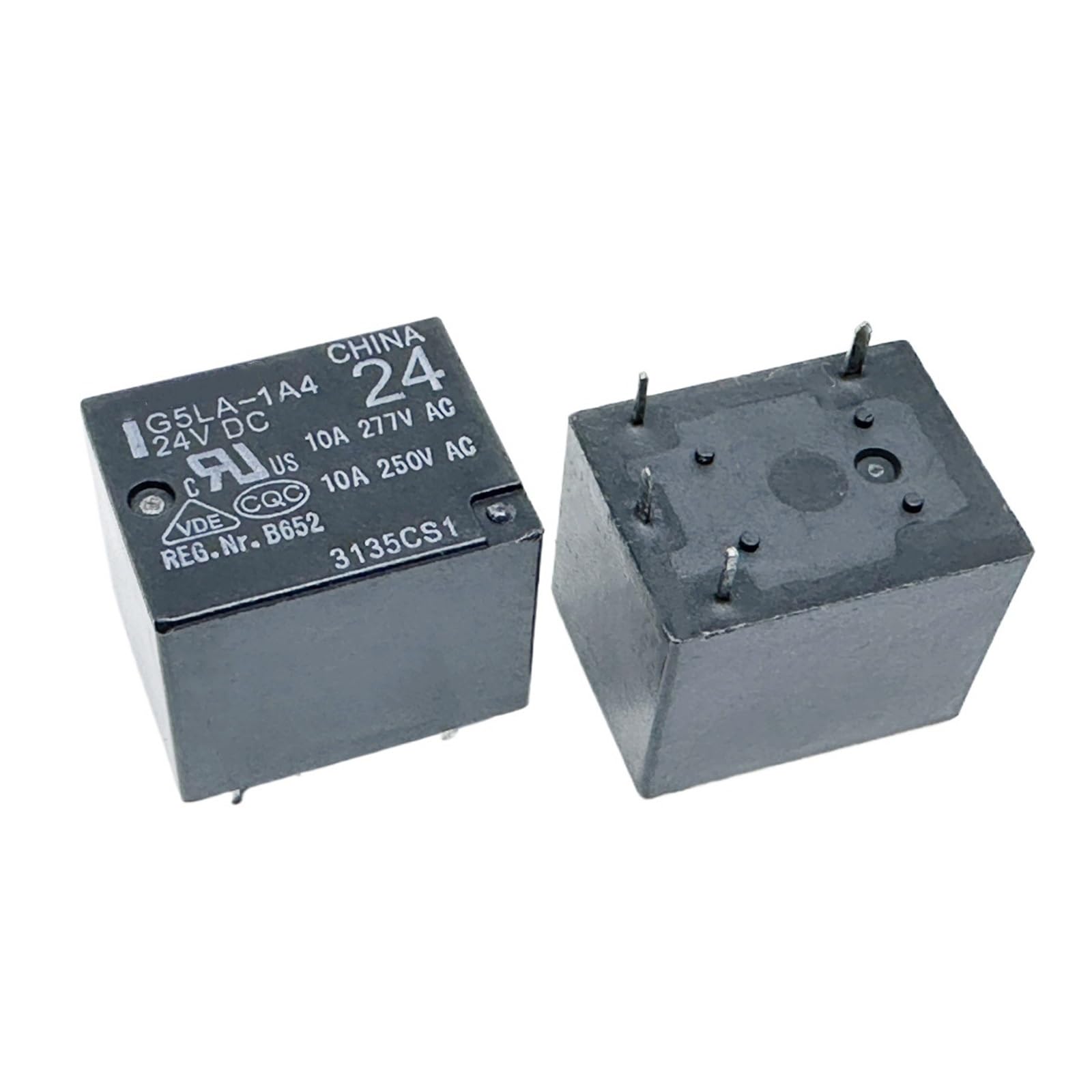 Yzwrwrmktb One Color 1Pc G5la-1A4 24Vdc (T73a-10A) Relay 4Pins