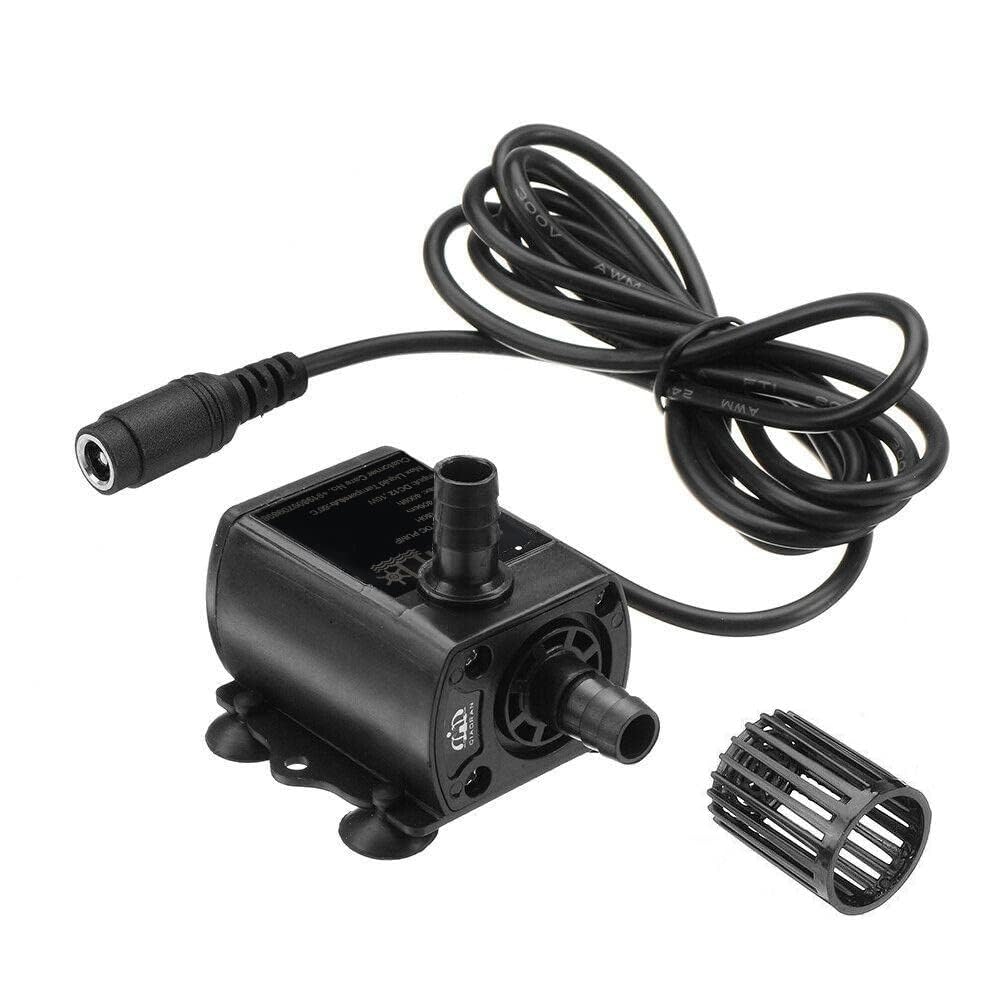 amiciFlo Mini Submersible Pump 10W, 12V DC Brush-Less, BLDC Motor with 400L/H Flow Rate and 4m Lift for Fish Tank, Solar Fountain, etc. Adjustable Flow with LED Lights (B0CQ4WWN88) Amazon Price History, Amazon Price Tracker