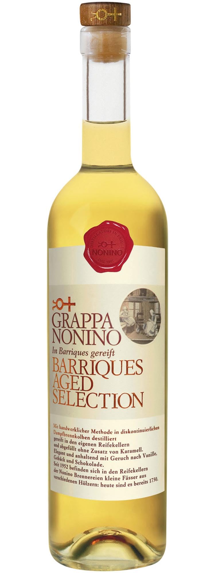 Nonino Grappa Barriques aged Selection 41Prozent vol (1 x 0.5 l)
