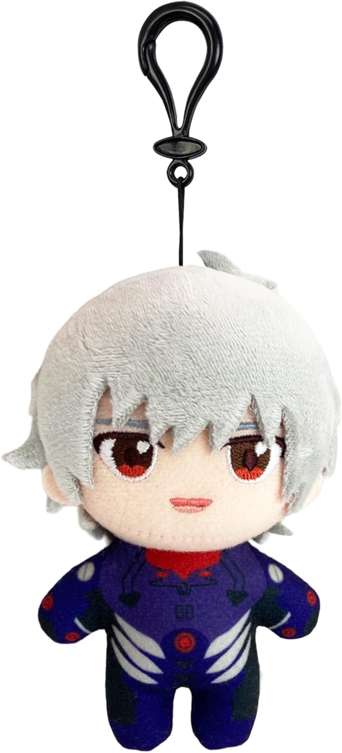 Great Eastern Entertainment Evangelion New Movie - Kaworu Nagisa (Plug Suit) Mini Plush Plush w/Hook Clip 4.5"