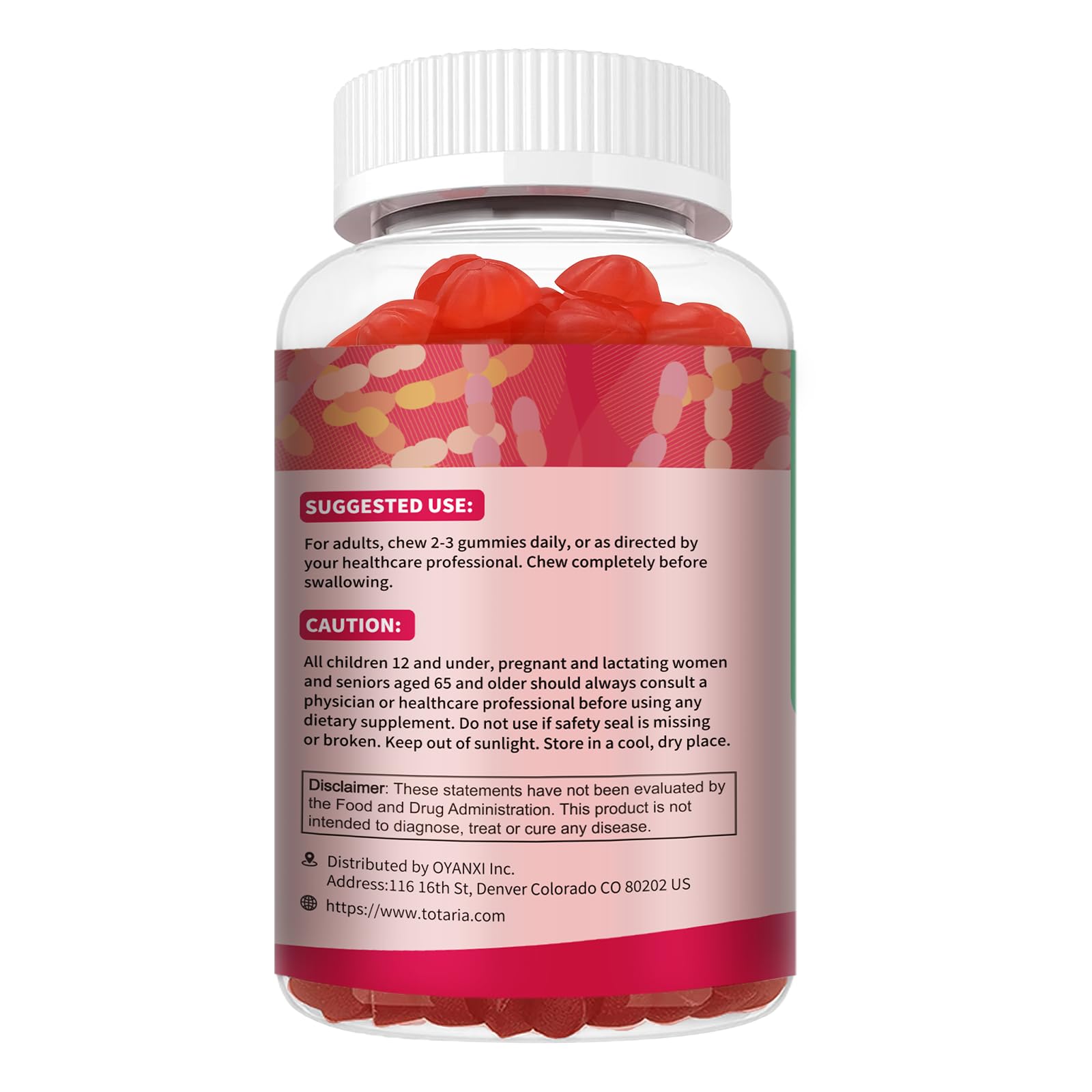 Probiotic Fiber Gummies w/ Psyllium Husk, High Fiber Supplement, Apple — Amazon image 9