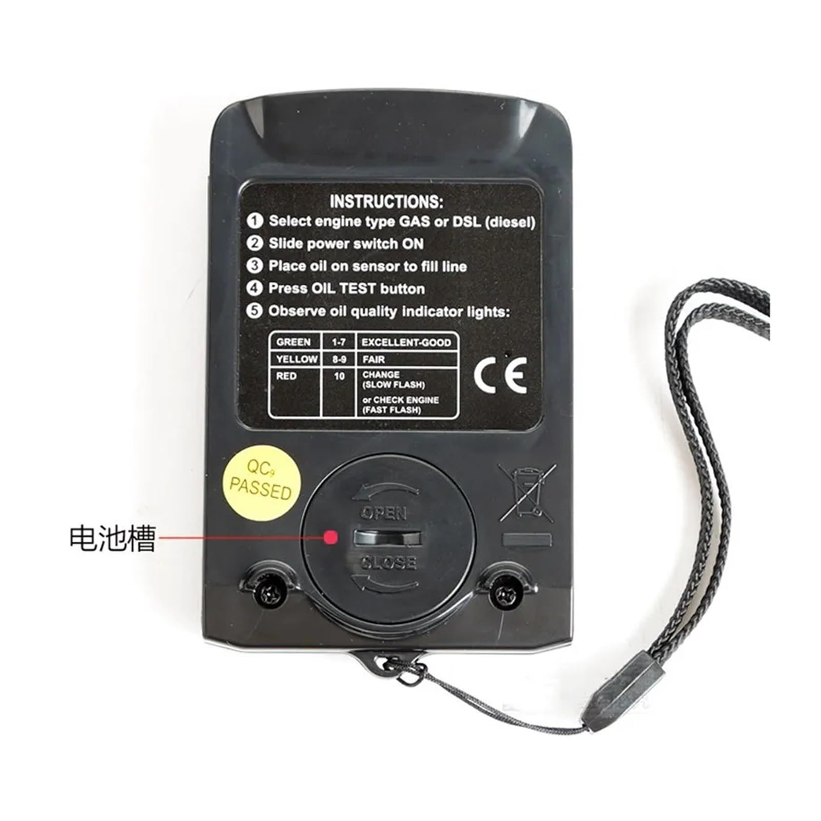 Tester per liquido freni, Tester Digitale A LED Da 12 V, Tester A Qualità 'olio Motore, Analizzatore Di Gas E Fluidi