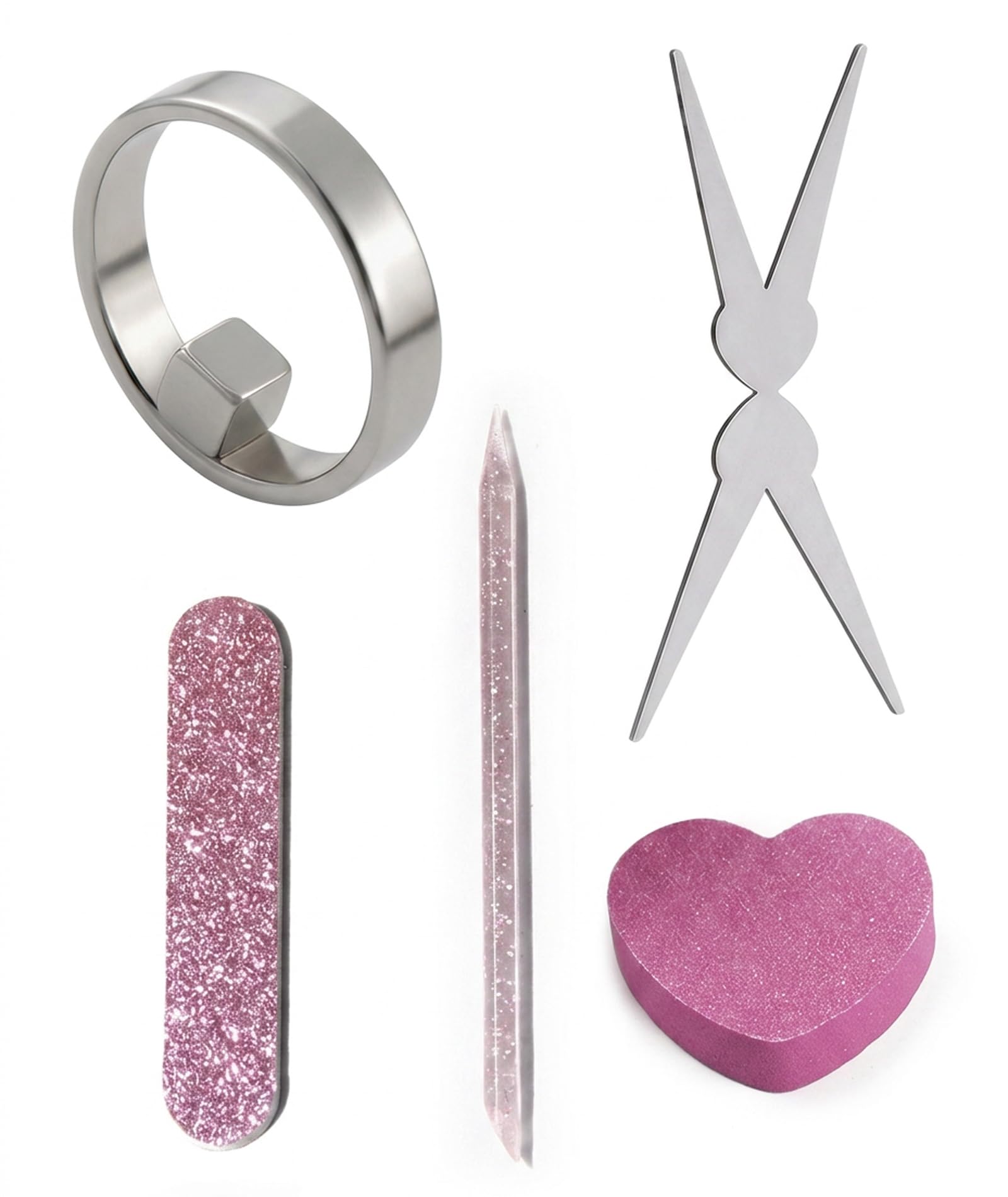 5 PCS Cat Eye Magnet, Nail Rings and Nail Magnet for Nail Art, Professional Salon Tools for Rotating Nail Art Creation, Craft Hair Clip Assembly and Miniature Model Building-image-41