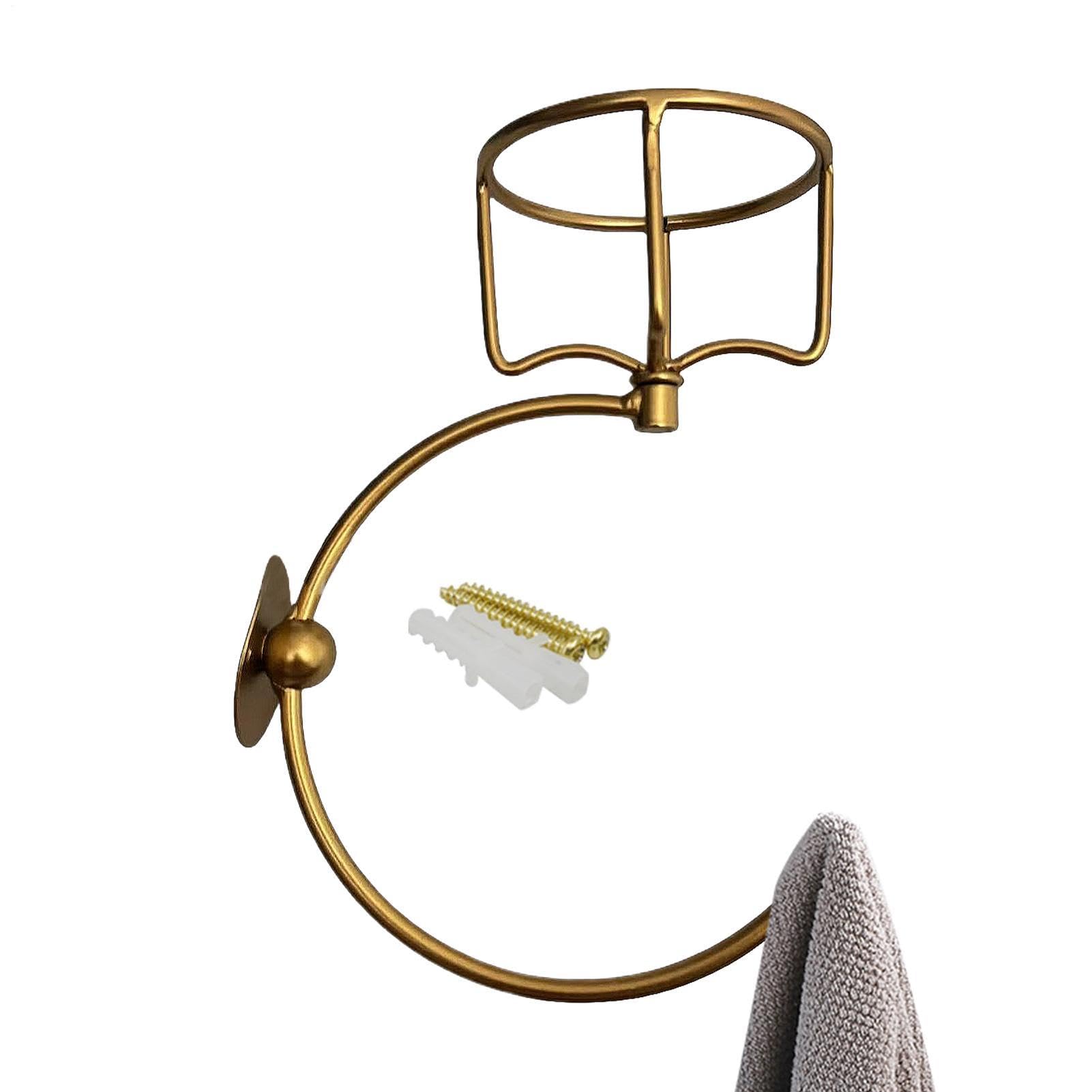 Anneau porte-serviette vintage rustique pour une ambiance de spa rétro