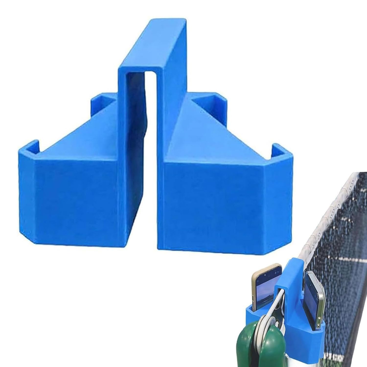 Tennis Camera Mount,Secure Phone & Action Camera Holder with Clip for Net & Fence,Portable Tennis Net Camera Holder,Fixed Tennis Net Mounts for Match Recording,Training Analysis & Live Streaming