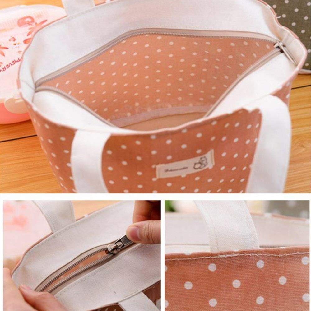 Bolsa de Picnic Bolsas térmicas for almuerzo tipo bento for picnic Bolsas de Almuerzo(Púrpura)