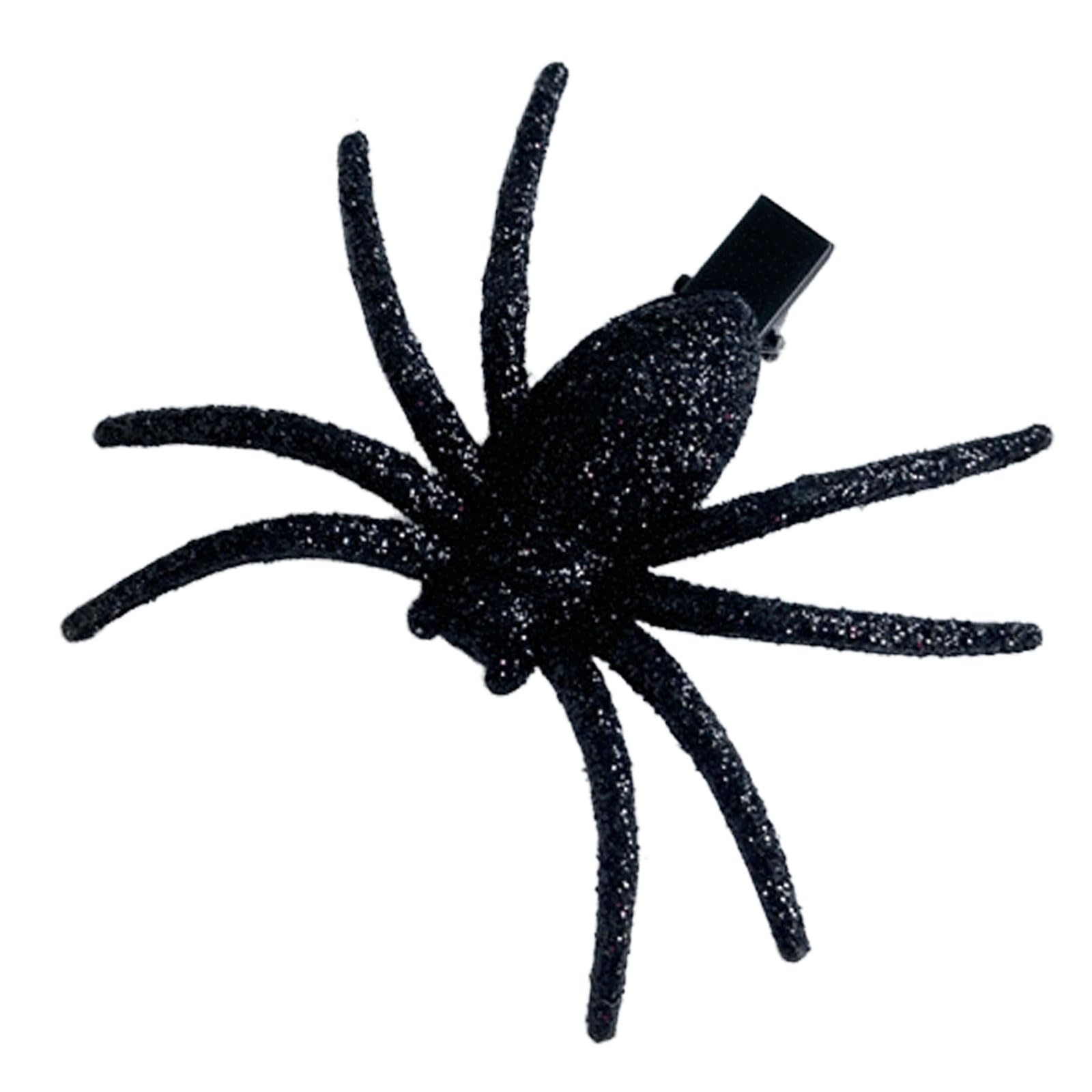 MICFENY Sparkling Simulation Arachnid Hair Barrettes Punk Hairpin For Costume Parties Shimmering Hair Accessories Design