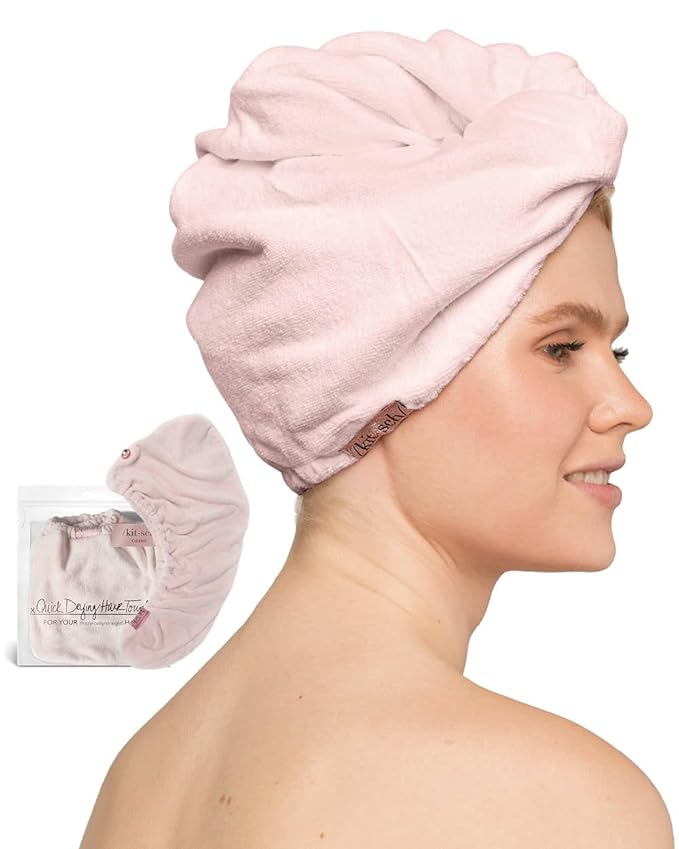 Kitsch Microfiber Hair Towel Wrap for Women Quick Dry