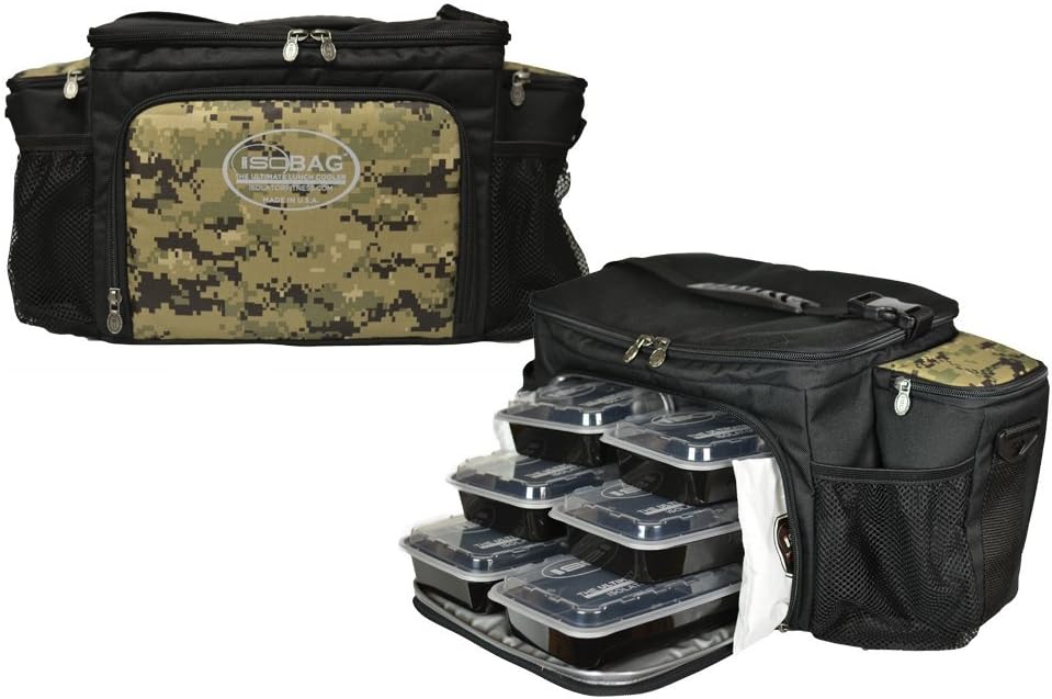 Isobag 6 Meal Military Edition - Accent Camouflage (Black/US Navy Seal)