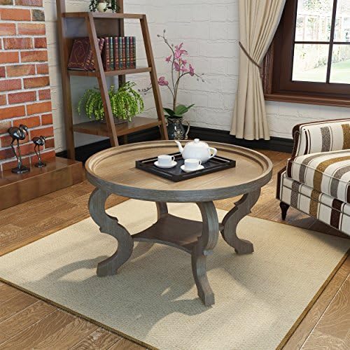 Christopher Knight Home Althea Faux Wood Circular Coffee Table, N...
