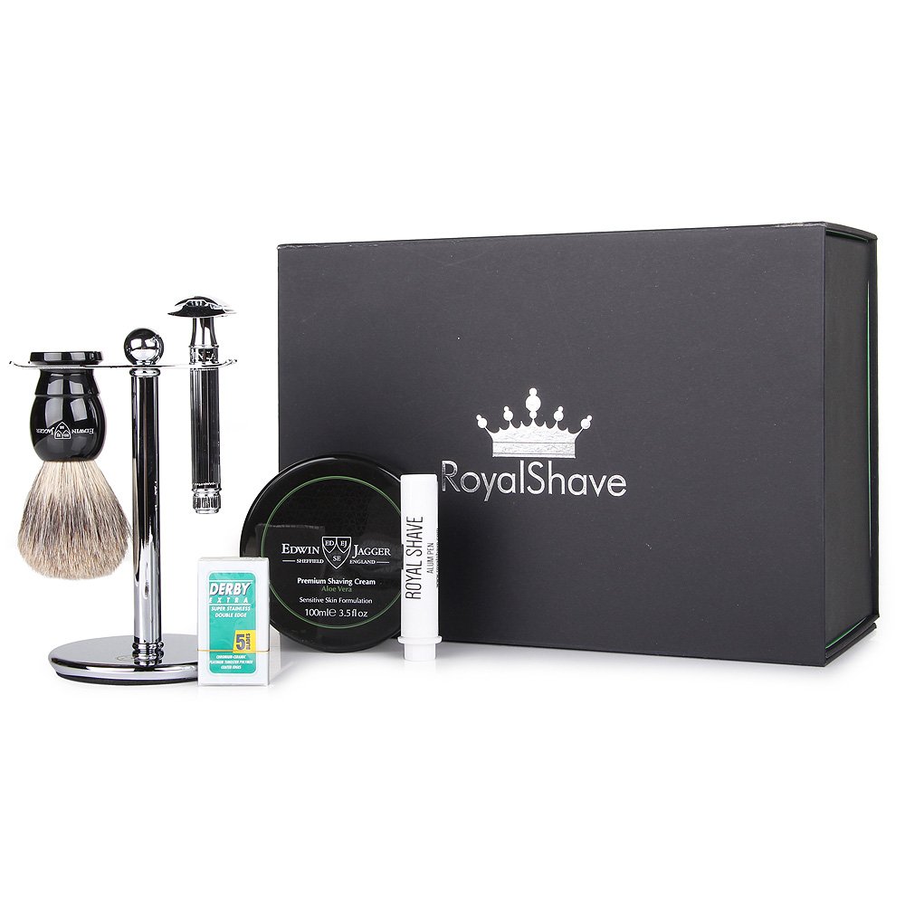 Edwin Jagger DE89L Lined Safety Razor Set