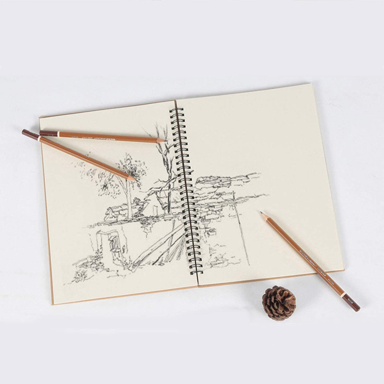ZEONHEI Cuaderno De Bocetos A5, De 20 Unidades, 20 X 5,5 Pulgadas