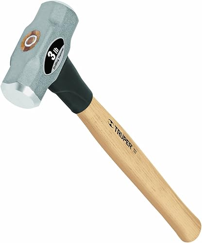 Miniatura 13 de Truper 33186 Martillo de trineo de 6 libras, mango de nogal, 16 pulgadas